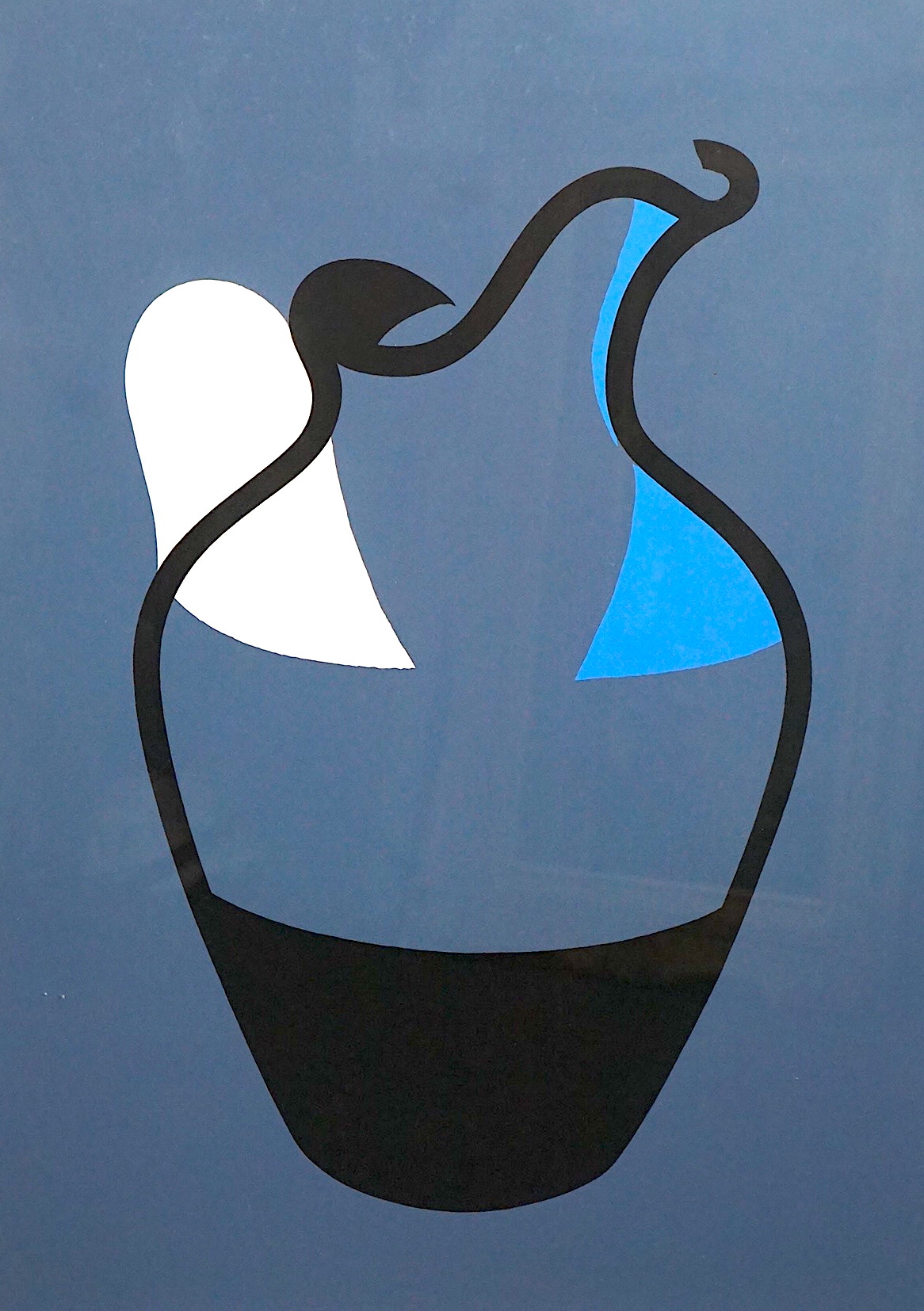 Patrick Caulfield (British, 1936-2005), 'Water jug 1982', screenprint in colours on wove, 79 x 57cm